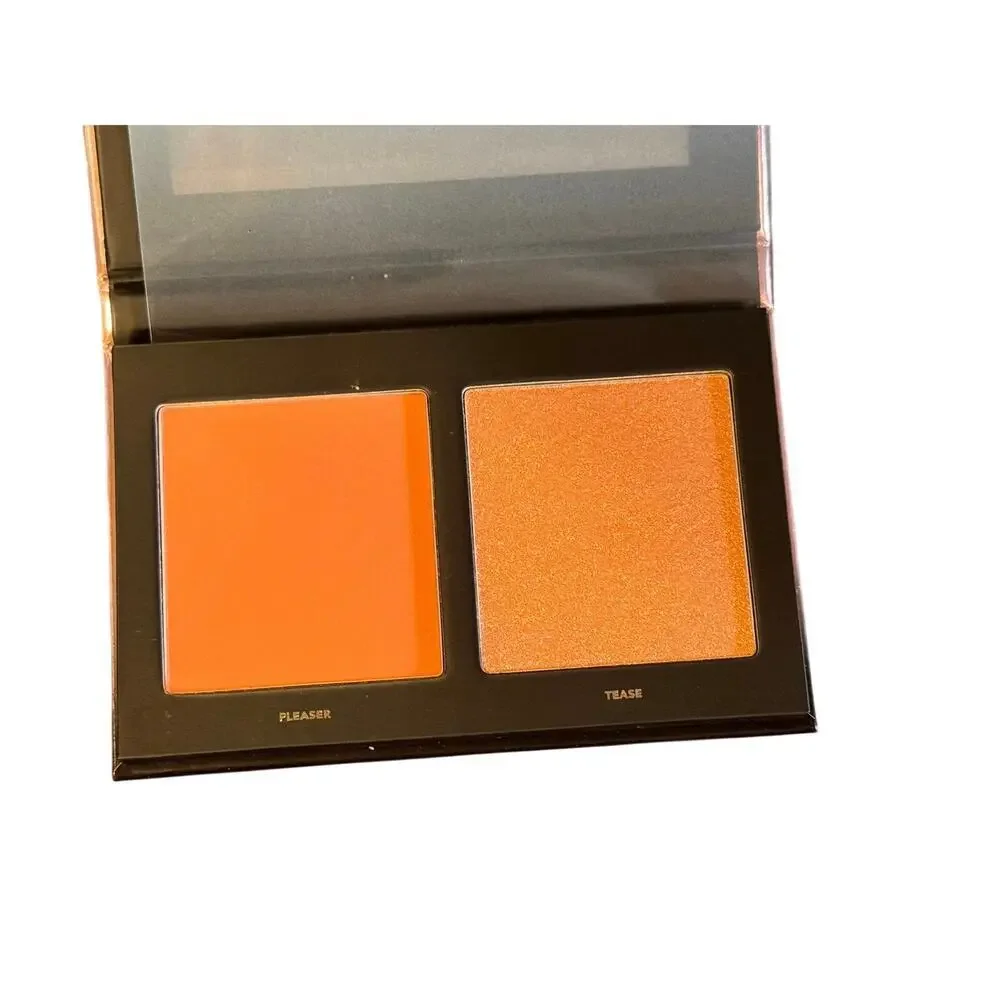 Haus Labs Head Rush Blush Highlighter Duo Pleaser Tease Peach Gold